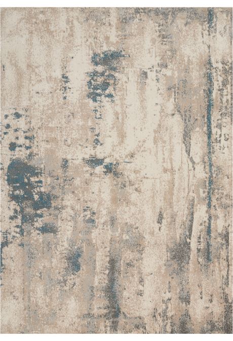 Nourison Maxell MAE17 Ivory Teal Rug - Love-Rugs alternate image
