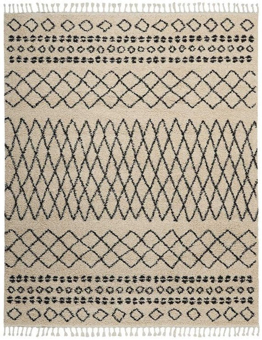 Nourison Moroccan Shag MRS02 CREAM Rug - Love-Rugs