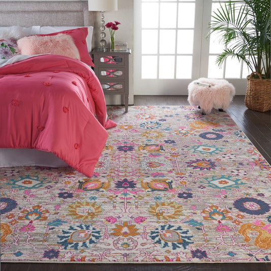 Nourison Passion PSN01 Silver Rug - Love-Rugs alternate image
