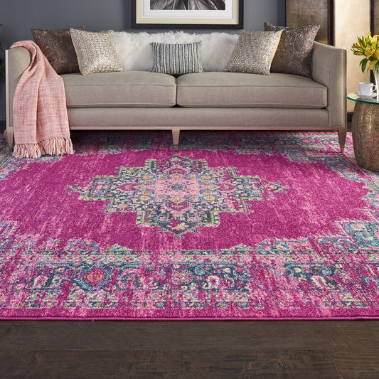 Nourison Passion PSN03 Fuschia Rug - Love-Rugs alternate image