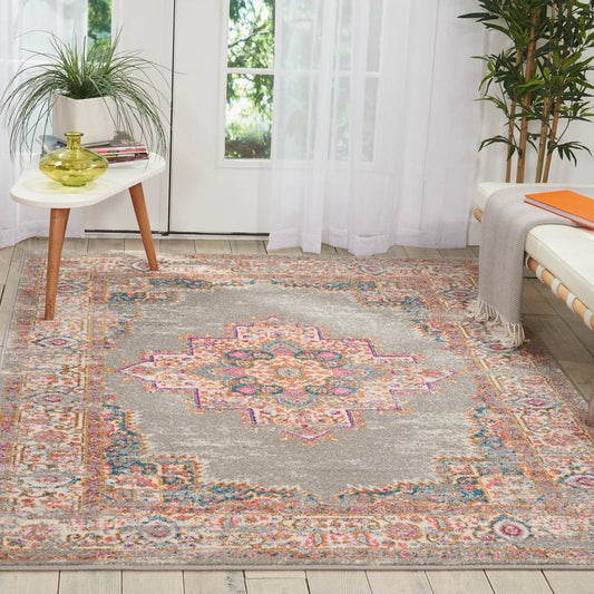 Nourison Passion PSN03 Grey Rug - Love-Rugs alternate image