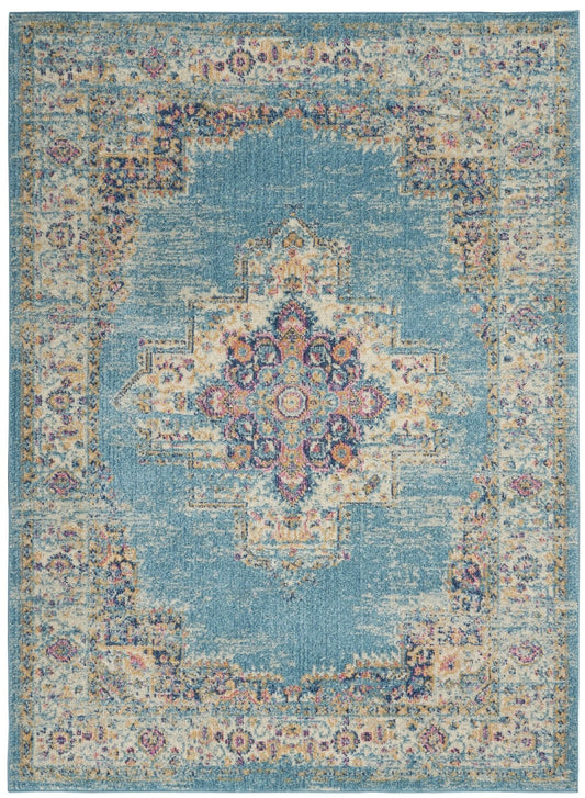 Nourison Passion PSN03 LTBLU Rug - Love-Rugs