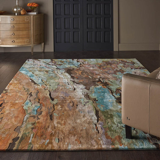 Nourison Prismatic PRS09 Multicolour Rug - Love-Rugs