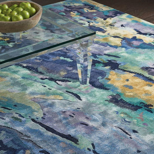 Nourison Prismatic PRS09 Silver Blue Rug - Love-Rugs alternate image