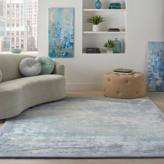 Nourison Prismatic PRS19 Sea Foam / Silver Rug - Love-Rugs alternate image