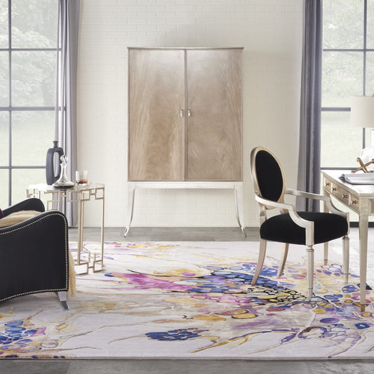 Nourison Prismatic PRS20 Grey Lilac Multi Rug - Love-Rugs alternate image