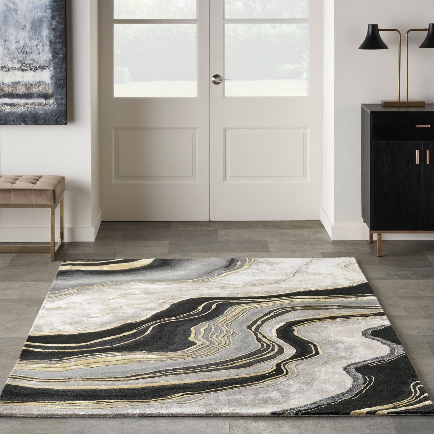 Nourison Prismatic PRS31 CHAGY Rug - Love-Rugs