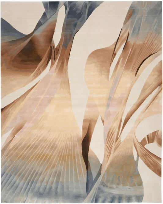 Nourison Prismatic PRS35 Sand Rug - Love-Rugs