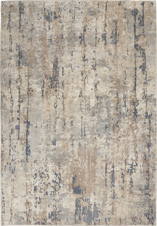 Nourison Quarry QUA01 Beige Grey Rug - Love-Rugs