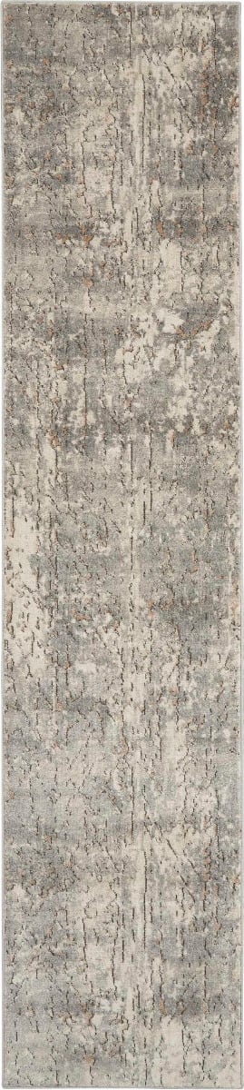 Nourison Quarry QUA03 Beige Grey Runner Rug - Love-Rugs