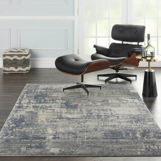Nourison Quarry QUA04 Grey Beige Rug - Love-Rugs alternate image