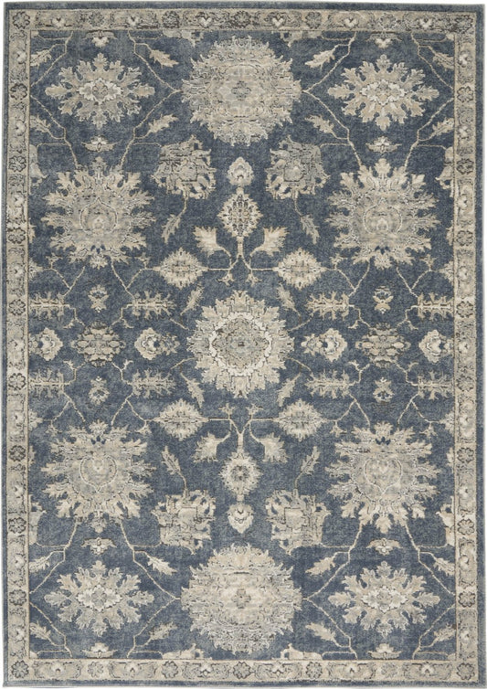 Nourison Quarry QUA06 Blue Beige Rug - Love-Rugs