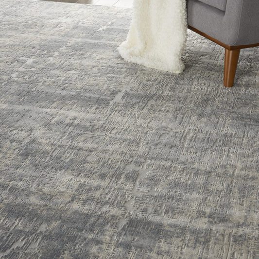 Nourison Rustic Textures RUS01 Ivory Silver Rug - Love-Rugs alternate image