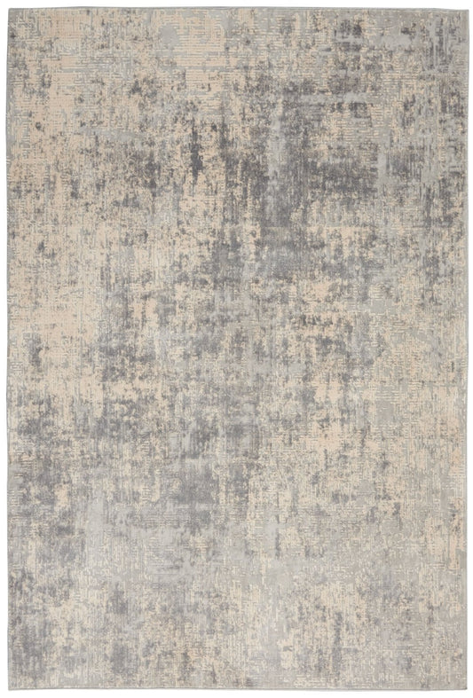 Nourison Rustic Textures RUS01 Ivory Silver Rug - Love-Rugs