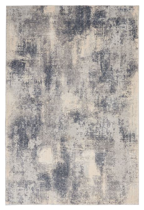 Nourison Rustic Textures RUS02 Blue Ivory Rug - Love-Rugs