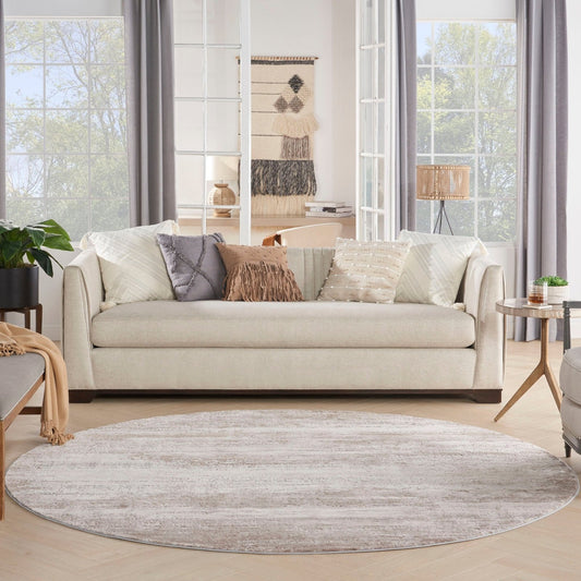 Nourison Rustic Textures RUS03 Beige Round Rug - Love-Rugs alternate image