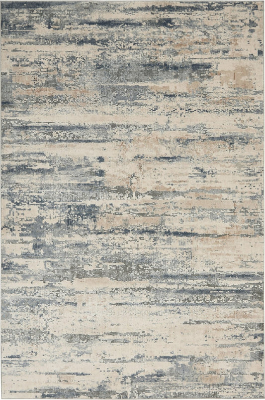 Nourison Rustic Textures RUS04 Beige Grey Rug - Love-Rugs
