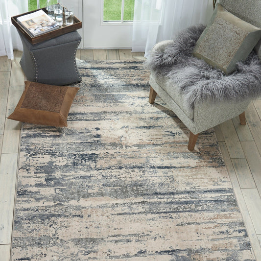 Nourison Rustic Textures RUS04 Beige Grey Rug - Love-Rugs alternate image