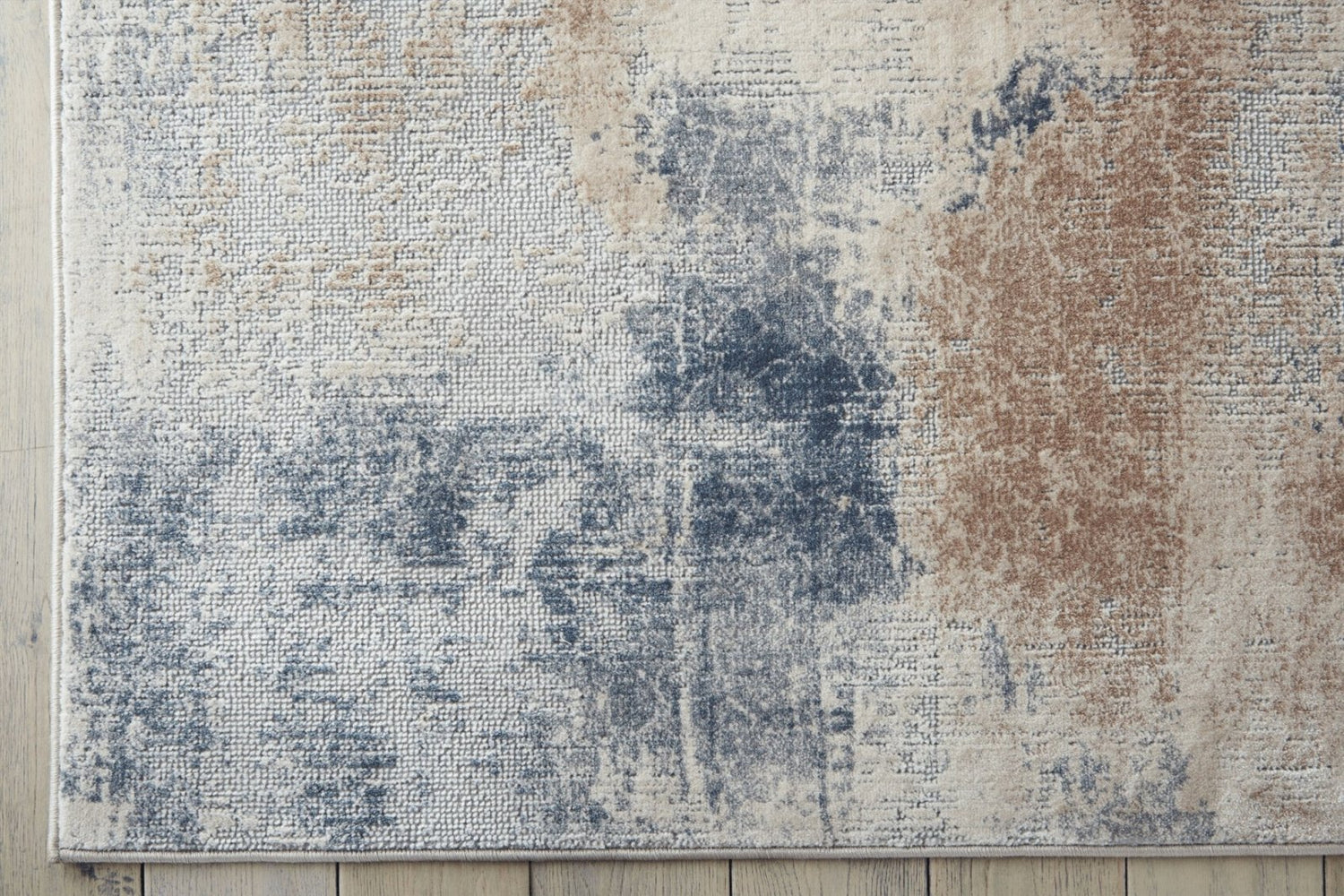 Wall Rug Texture Nourison Rustic Textures RUS06 Beige Grey Rug – Love-Rugs