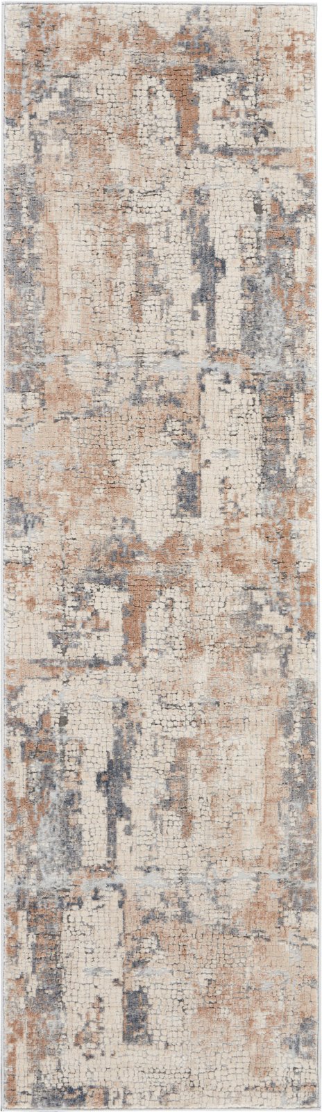 Nourison Rustic Textures RUS06 Beige Grey Runner Rug - Love-Rugs alternate image