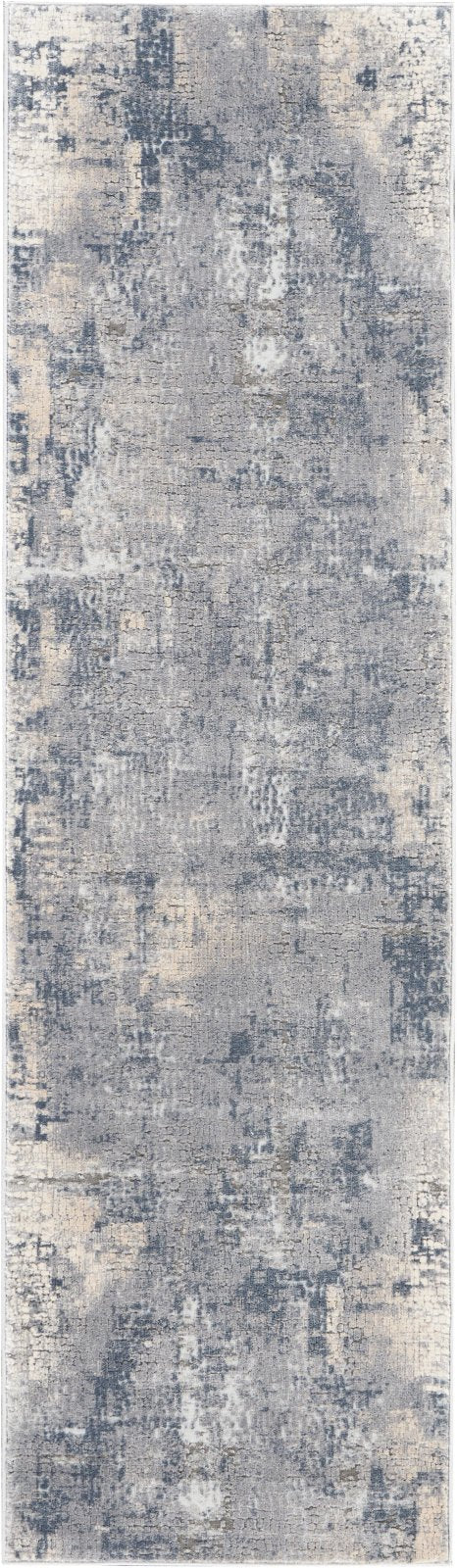 Nourison Rustic Textures RUS06 Grey Beige Runner Rug - Love-Rugs alternate image