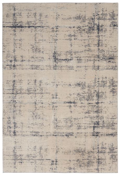Nourison Rustic Textures RUS06 Ivory Blue Rug - Love-Rugs