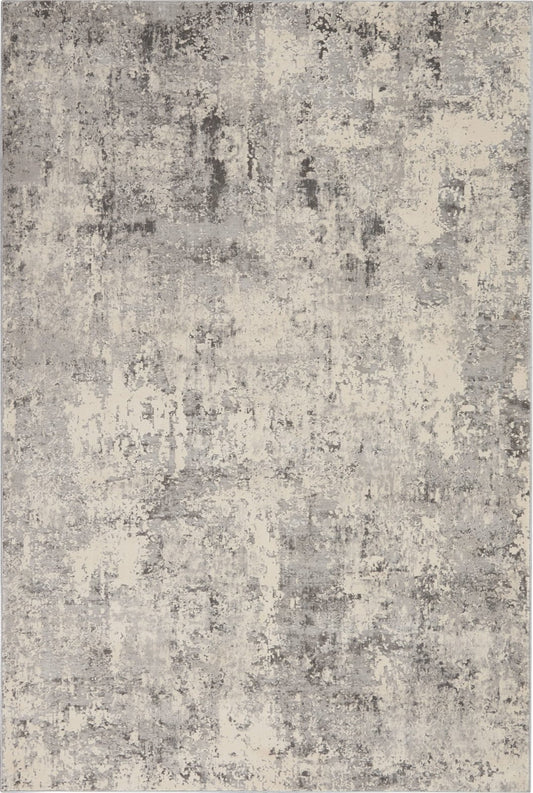 Nourison Rustic Textures RUS07 Grey Beige Rug - Love-Rugs