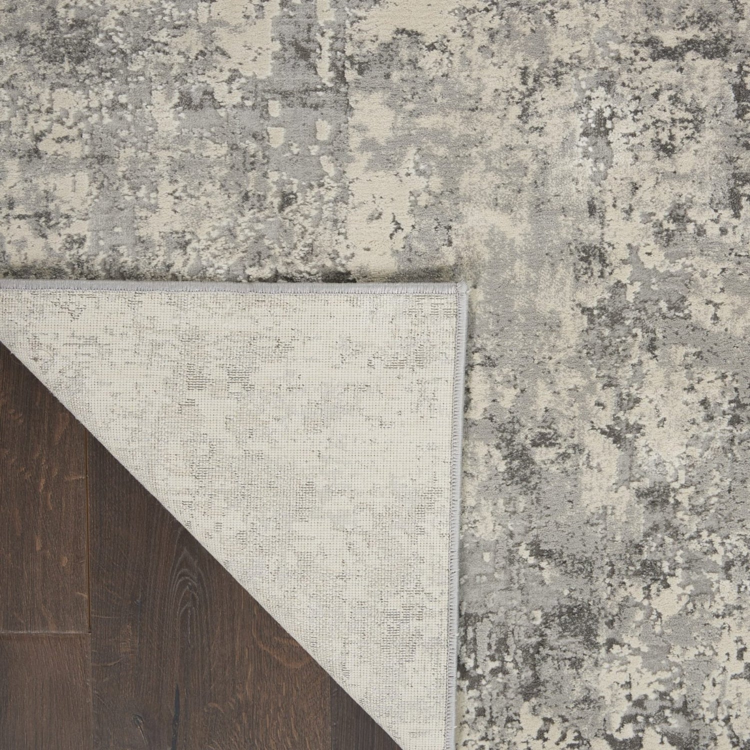 Rustic Rugs Grey Nourison Rustic Textures RUS07 Grey Beige Rug – Love-Rugs