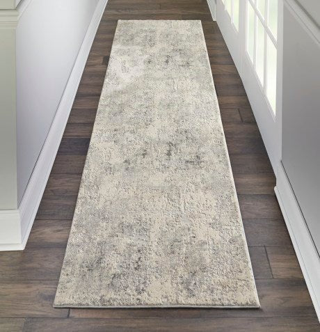 Nourison Rustic Textures RUS07 Grey Beige Runner Rug - Love-Rugs alternate image