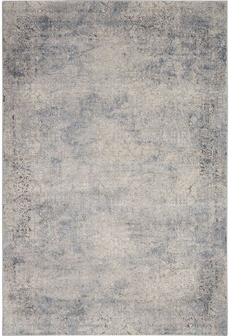 Nourison Rustic Textures RUS09 Ivory Light Blue Rug - Love-Rugs