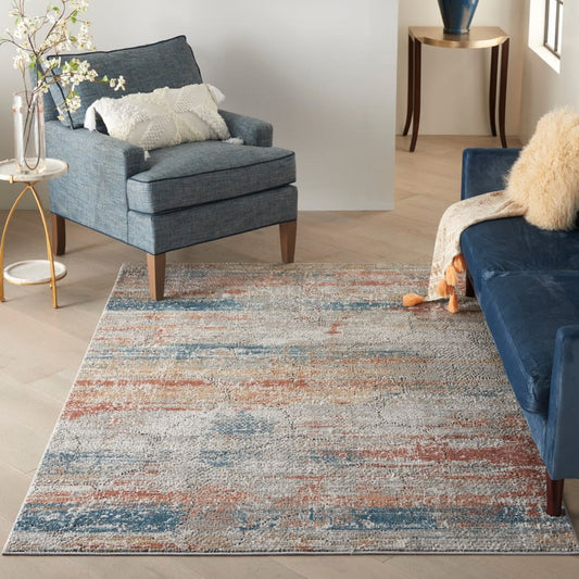Nourison Rustic Textures RUS11 Multicolour Rug - Love-Rugs alternate image