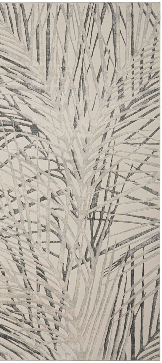 Nourison Rustic Textures RUS17 Ivory Grey Runner Rug - Love-Rugs