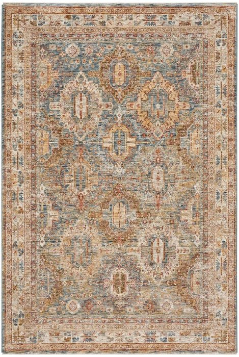 Nourison Sahar SHR01 Blue Rug - Love-Rugs