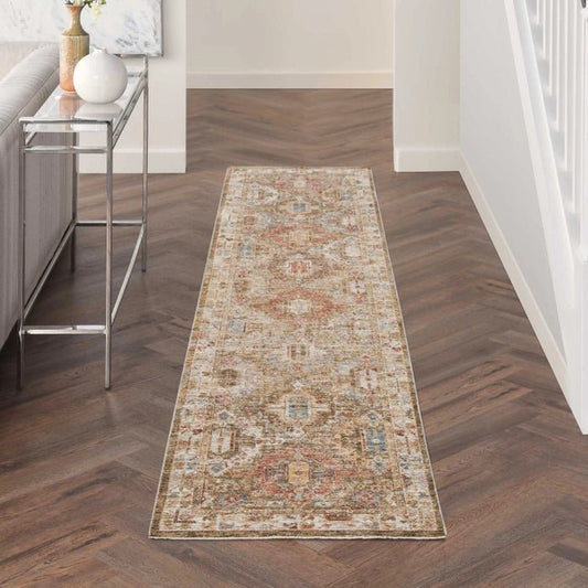Nourison Sahar SHR01 Green Runner Rug - Love-Rugs alternate image