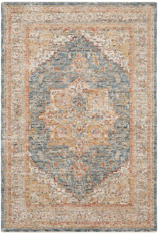 Nourison Sahar SHR06 Ivory/Blue Rug - Love-Rugs alternate image