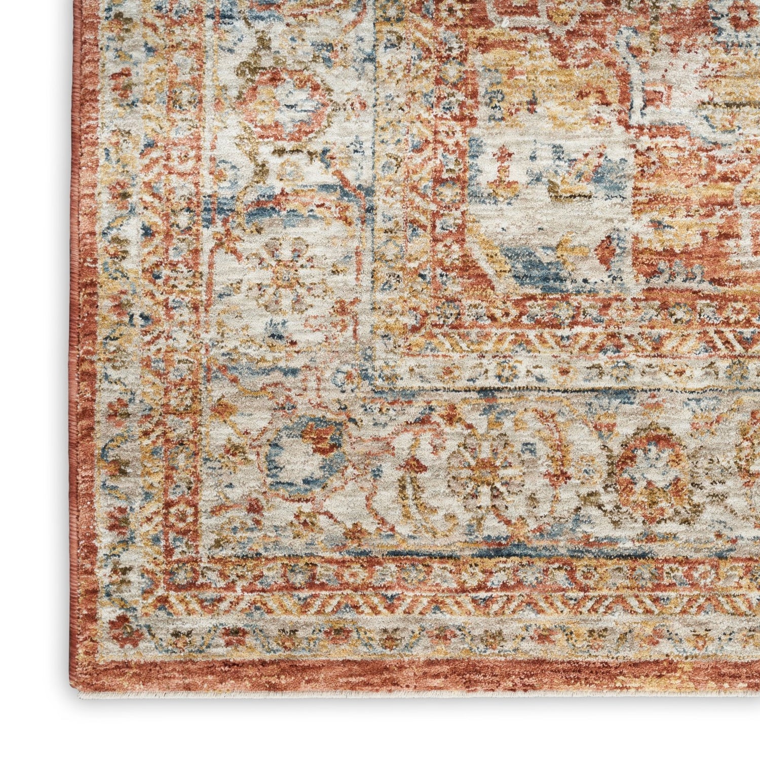 Nourison Sahar SHR06 Ivory/Multi Runner Rug - Love-Rugs