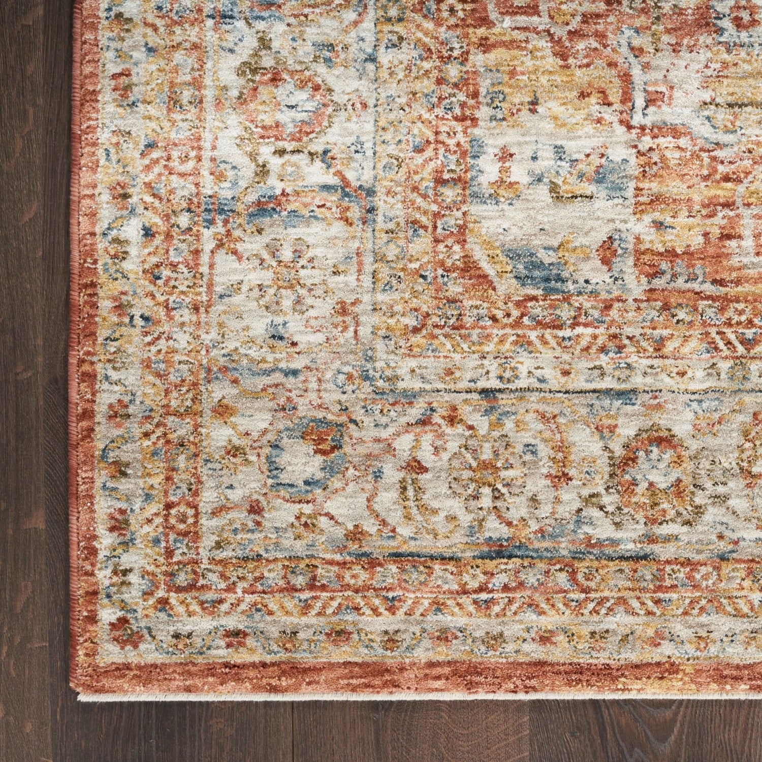 Nourison Sahar SHR06 Ivory/Multi Runner Rug - Love-Rugs