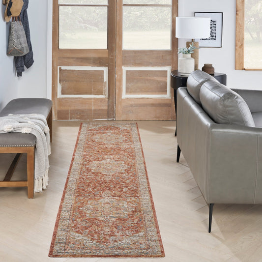 Nourison Sahar SHR06 Ivory/Multi Runner Rug - Love-Rugs