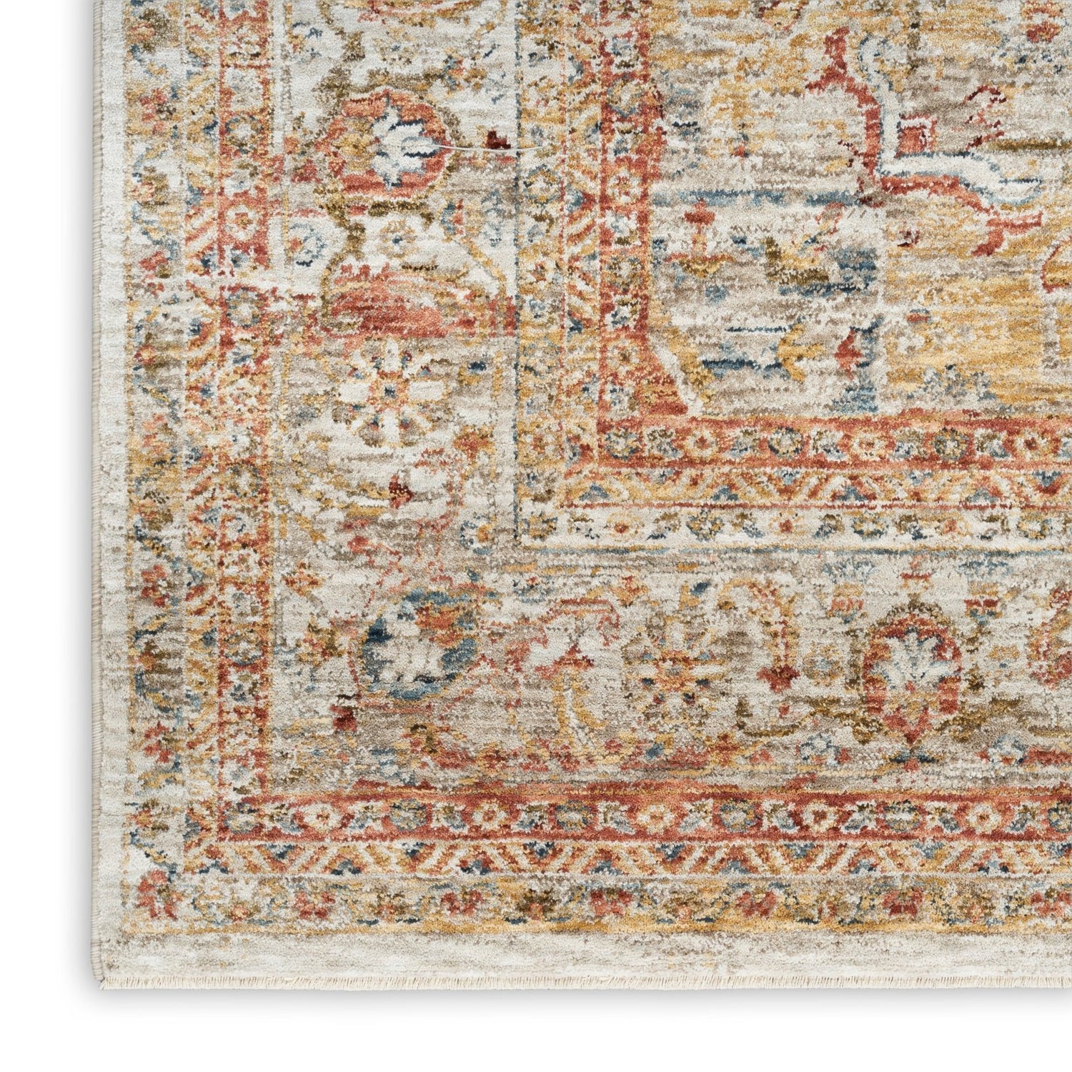 Nourison Sahar SHR06 Ivory/Rust Rug - Love-Rugs
