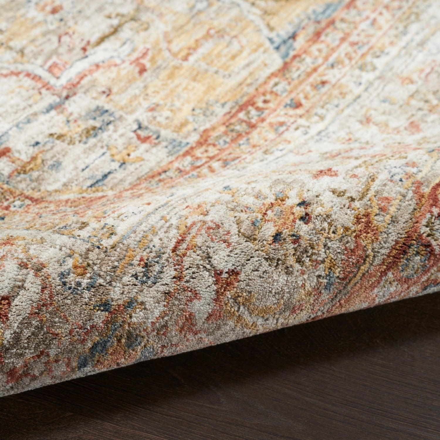 Nourison Sahar SHR06 Ivory/Rust Rug - Love-Rugs