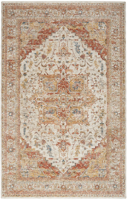 Nourison Sahar SHR06 Ivory/Rust Rug - Love-Rugs alternate image