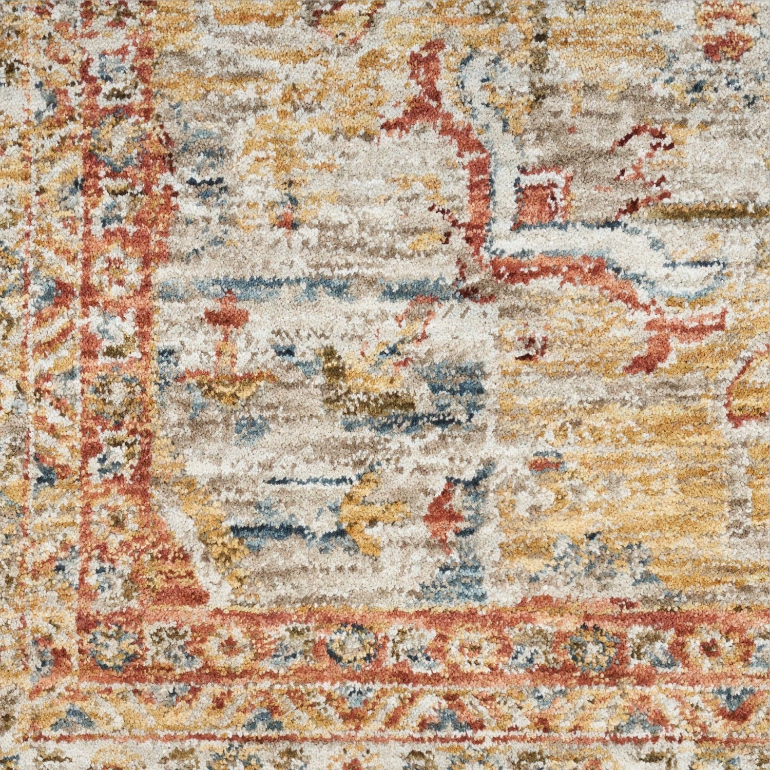 Nourison Sahar SHR06 Ivory/Rust Rug - Love-Rugs