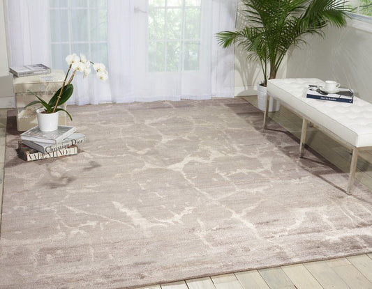 Nourison Silk Shadows SHA02 Silver Rug - Love-Rugs