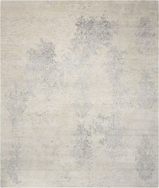 Nourison Silk Shadows SHA14 Ivory Silver Rug - Love-Rugs alternate image