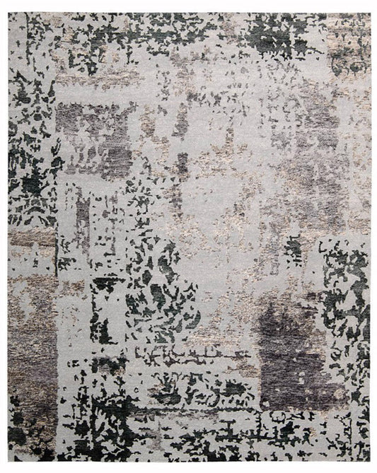 Nourison Silk Shadows SHA16 Silver Grey Rug - Love-Rugs alternate image