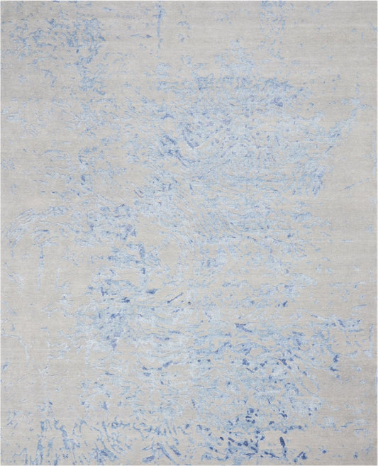 Nourison Silk Shadows SHA18 Grey Blue Rug - Love-Rugs alternate image
