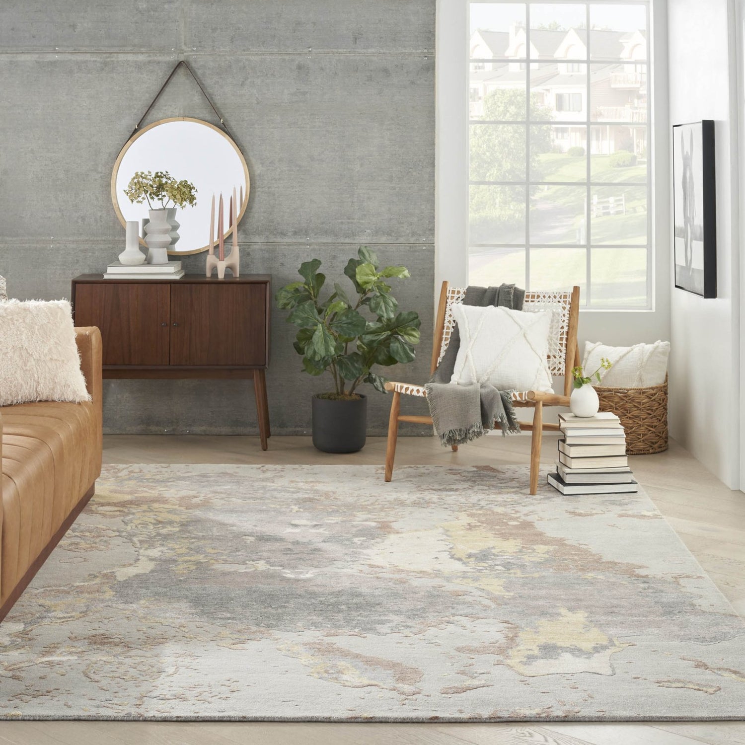 Silk Shadow Rug Nourison Silk Shadows SHA20 Silver Rug – Love-Rugs