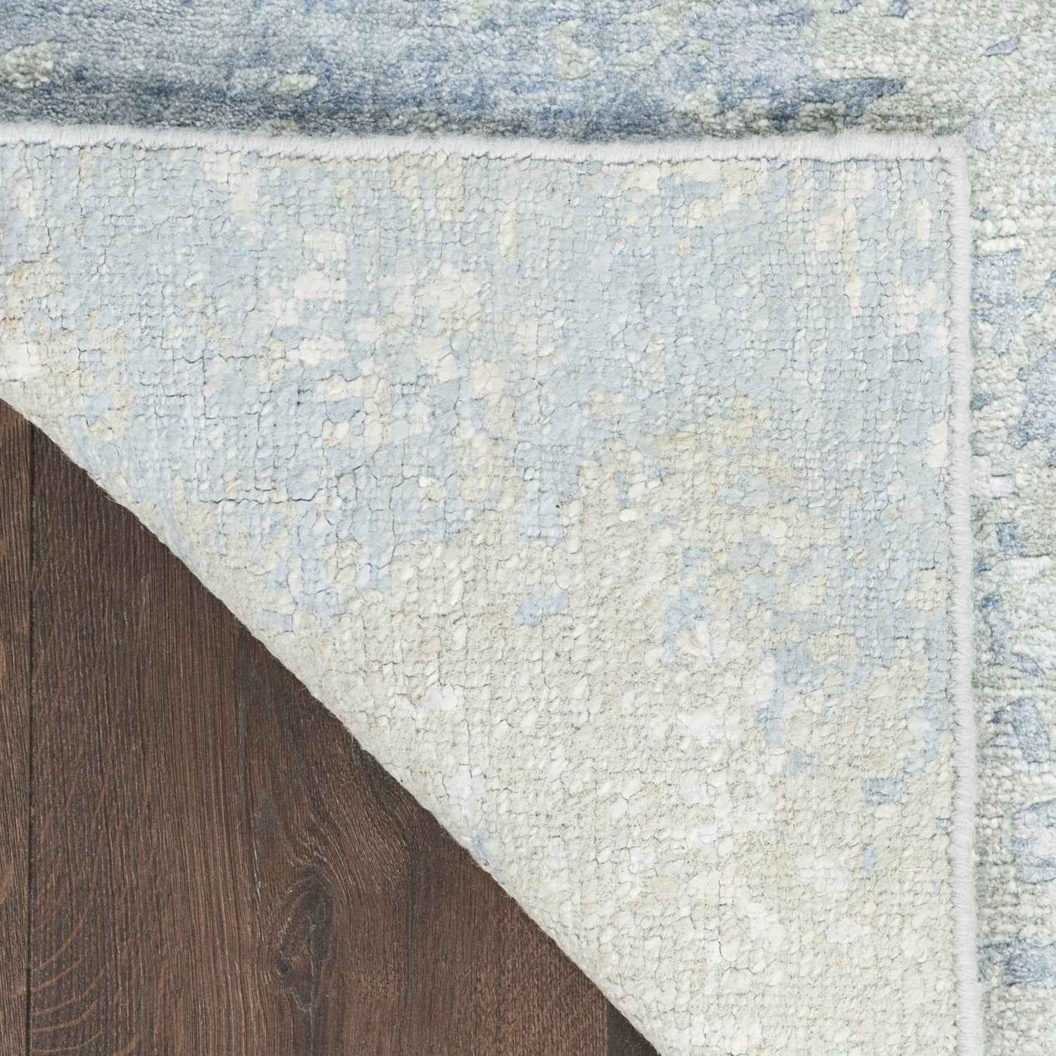 Nourison Silk Shadows SHA22 Blue Green Rug - Love-Rugs