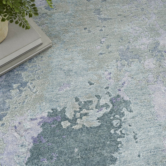 Nourison Silk Shadows SHA22 Blue Green Rug - Love-Rugs alternate image