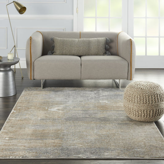 Nourison Solace SLA01 Grey / Beige Rug - Love-Rugs alternate image